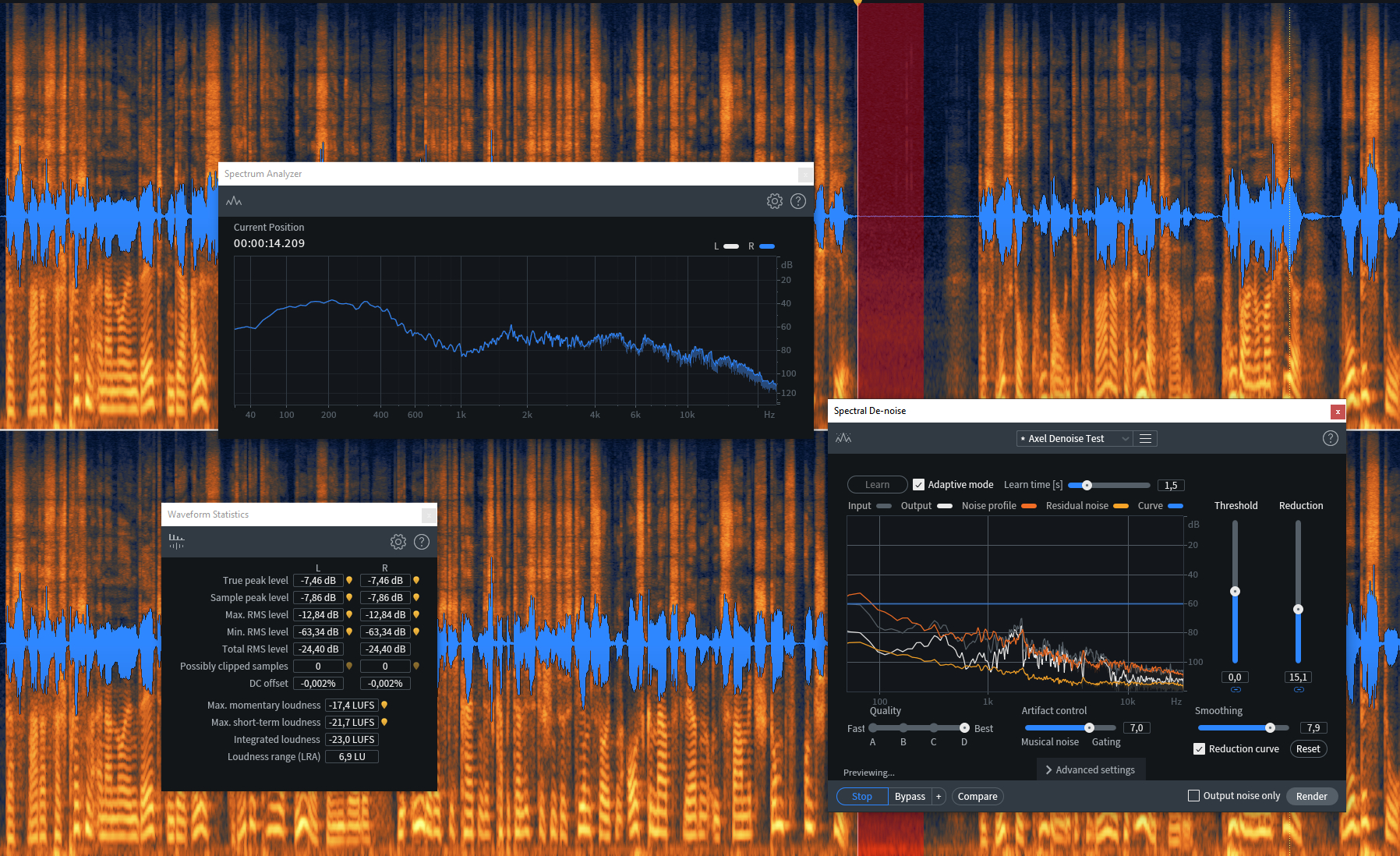 Audio Restauration mit RX Advanced